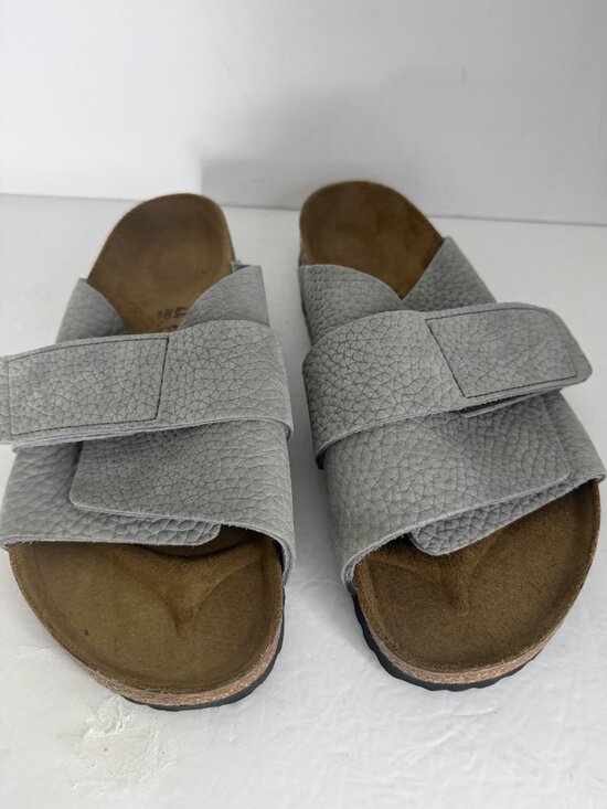 New Birkenstock Kyoto Nubuk Leather Desert Buck Whale Gray Men\'s 44 US 11 main image 9